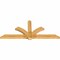 Ekena Millwork Redmond Rough Sawn Timber Gable Bracket, Western Red Cedar, 96"W x 40"H x 4"D x 6"F, 10/12 Pitch GBW096X40X0406RED00RWR - alternate 3